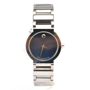 Movado Sapphire 89.C1.1841 Stainless Steel Blue Dial Women's Watch