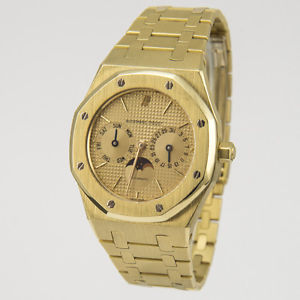 Audemars Piguet Royal Oak Moonphase Day Date 18k Yellow Gold 25594.BA.O.0789BA