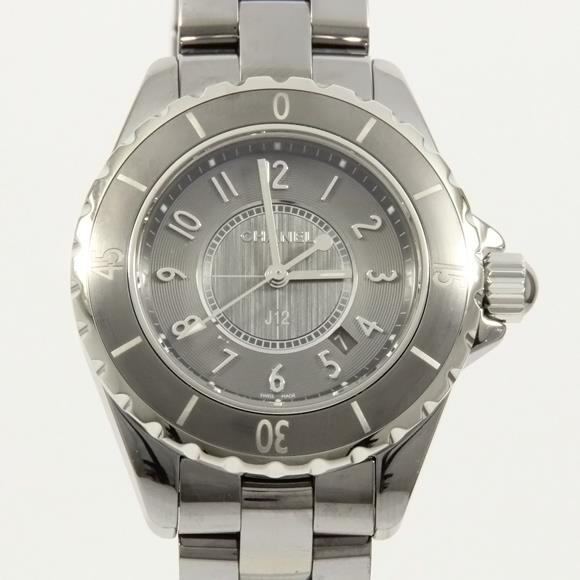 Used[B] Watch Chanel H2978 J12 33mm chromatic Quartz Grey Arabic E2V