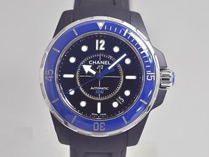 Pre-Owned CHANEL J12 H2561 Men's Black Automatic Watch, MD