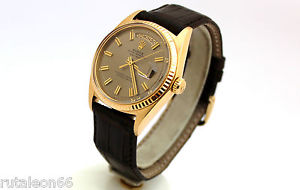 ROLEX DAY-DATE 1803 original 18K gold automatic wristwatch rare dial (Revised)
