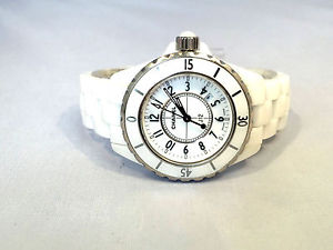 Women's Chanel White Ceramic J12