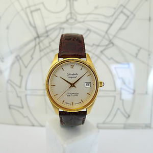 Herrenuhr Glashütte Original automatic Senator 1845-1995 limitiert Gold 750  top