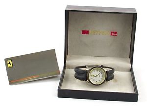 Ferrari - Formula Men's Watch - Water Resistant Leather Band with Case & Books