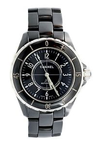 Chanel J12 Ceramic Black Dial Date Automatic Unisex Watch