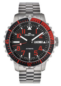 Fortis Men's Marinemaster Watch 670.23.43 M Automatic Unidirectional Stainless