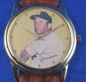 Mickey Mantle 18k Solid Gold Quartz Watch Limited Edition #95 of 500
