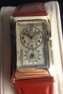 Rolex Prince Brancard Doctor's Watch Vintage 9 ct gold anni 1930'