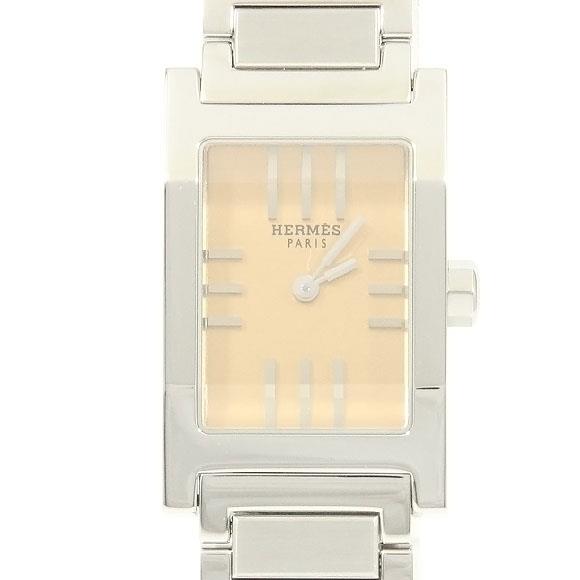 Used[B] Watch Hermes TA1.210 tandem Quartz Pink With our original BOX Z8T