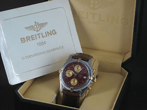 BREITLING CHRONOMAT CRONOGRAFO ACCIAIO E ORO FULL SET REF. B 13047 - 81.950