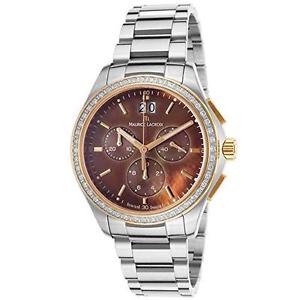 MAURICE LACROIX WOMEN'S 38MM STEEL CASE QUARTZ WATCH MLACROIX-MI1057-PVP22-760