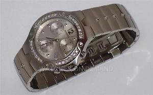 NEW MOVADO MEN'S SE SILVER CHRONOGRAPH 0604769 1ct APPROXIMATELY DIAMOND WATCH *