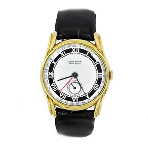 Vintage Ulysse Nardin GMT Locle Suisse 14K Gold Plated Automatic Men's Watch