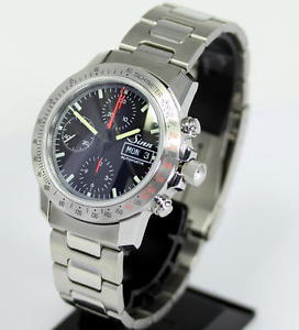 Good! Auth Sinn 303 Automatic Chronograph Mens Wrist Watch w/Garantee_276099