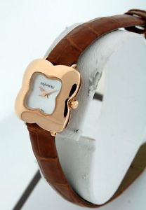 NEW DeLaneau Les Delicates $8,250.00 18k Rose Gold Mother of Pearl Ladies watch.