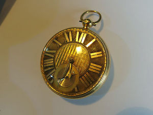 STUNNING 18ct GOLD FUSEE POCKET WATCH THO (THOMAS) FARR BRISTOL LATE 18TH C