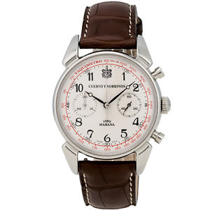 Cuervo Y Sobrinos Historiador Cronografo Watch – 3199.1B - MSRP $6,500.00