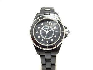 Used[A] Watch CHANEL J12 H2569 Quartz Black 8PD ceramic J1F