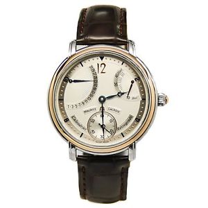 Maurice Lacroix Retrograde Calendrier MP6198-PS101-19 18K Gold Bezel Mechanical