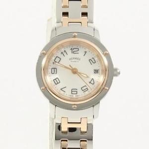 Used[C] Watch Hermes CP1.221 Clipper Classic PG Combi Quartz M2O
