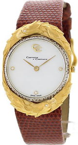 Ladies Carrera Y Carrera Eagles 18K Yellow Gold Diamond Watch 103