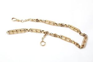 Antique 12k Gold Pocket Watch Chain