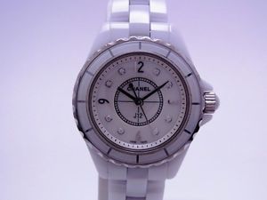 Used[A] Watch CHANEL J12 H2570 Quartz Shell diamond ceramic I6D