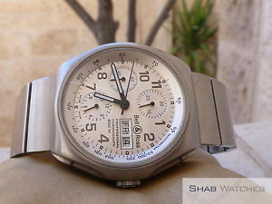 Bell & Ross Space 3 - Day & Date Chronograph Steel 200M Professional Watch Men's