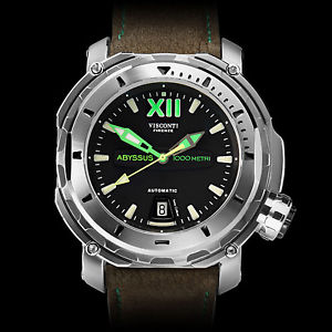 Visconti Abyssus Full-Dive 1000M. Inox Wristwatch