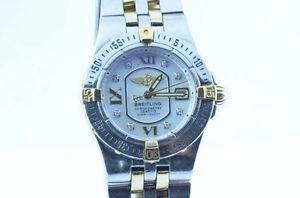 BREITLING STARLINER OROLOGIO DONNA 32MM ACCIAIO/ORO BRILLANTE QUADRANTE RARO