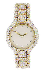Ebel Lady’s Yellow Gold and Diamond-Set Bracelet Watch. Circa 1990