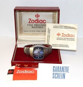 Zodiac „Astrographic SST“ Automatic, Vintage, inkl. Box & Papiere! Von 1975.