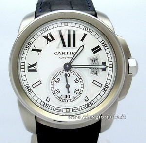 Cartier Calibre de Cartier ref. W7100037 Uomo Automatic Acciaio
