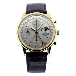 CHRONOSWISS Moonphase Alfred Rochet et Fils Lunar Pointer Date 7750 Watch 1992