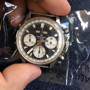 wakmann triple date chronograph Panda