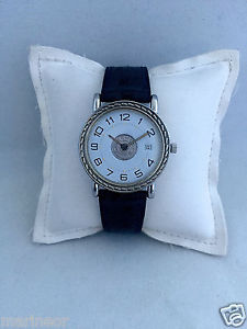 Montre Watch Hermès Sellier argent