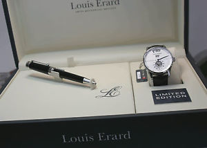 Louis Erard Regulateur Dual Time 1931 Automatik Limited Edition NEU Box Papiere