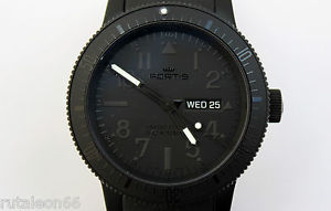 FORTIS B-42 PITCH BLACK wristwatch  647.28.158.1 N.O.S. Limited edit.  #859/2012