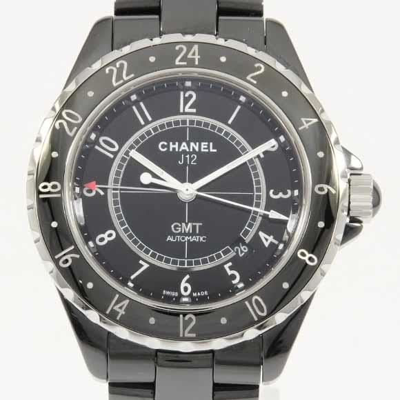Used[B] Watch Chanel H2012 J12 42mm GMT ceramic self-winding Black Arabic H8M