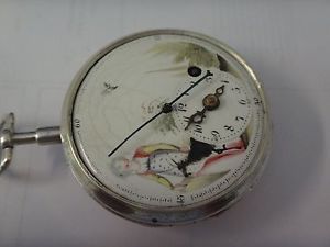 Verge Fusee Silver watch