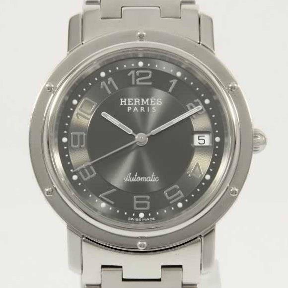 Used[B] Watch Hermes CL1.810 Clipper self-winding Grey Arabic H0Y