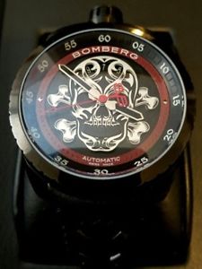 BRAND NEW AUTHENTIC BOMBERG BOLT 68 AUTO CHRONO LTD EDITION SKULL BADASS WATCH