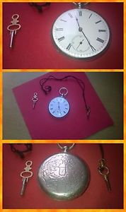 Vacheron pocket watch orologio da tasca argento FUNZIONANTE fine 800