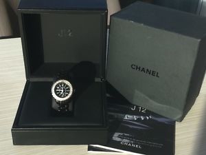 CHANEL J12 Black Diamond Bezel Watch 33mm