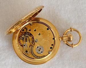 18K - HEAVY WEIGHT - E HOWARD & CO SERIES IV - VERY EARLY PENDANT WIND