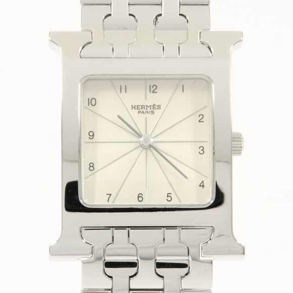 Used[B] Watch Hermes HH1.510 H watch Quartz Silver Arabic K5V