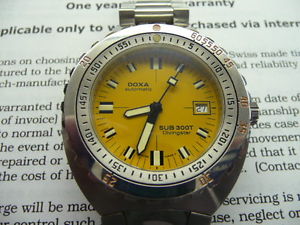 Doxa Sub 300T Divingstar Seahunter automatic swiss dive watch.