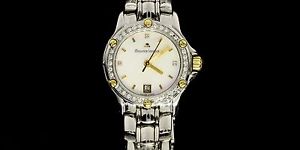 LADIES MAURICE LACROIX TIAGO TI1034 DIAMOND 18K GOLD MOP  WATCH MSRP $4,100