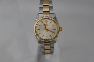 Rolex MEDIUM 31mm acciaio gold REF 6551 OYSTER PERPETUAL AUTOMATIC