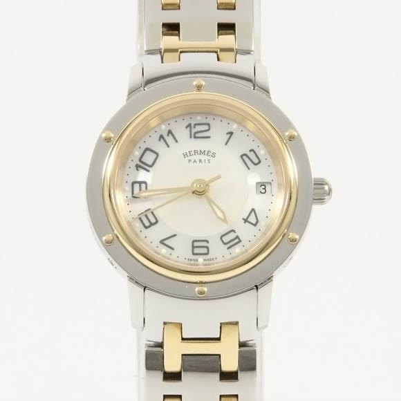 Used[B] Watch Hermes CP1.220 Clipper Classic Combi Quartz O9X